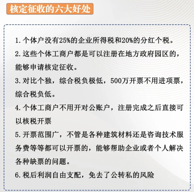 2024年广州个体工商户核定征收税率