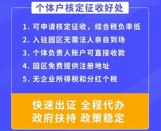 2024核定征收园区名单（税收洼地）