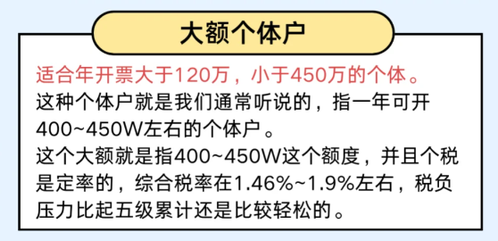 2024大额个体户核定征收！