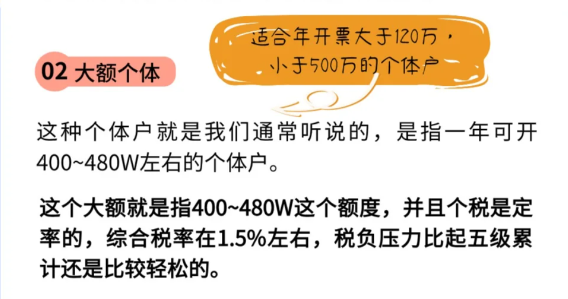 2024广东河源个体户核定征收开票额度是多少？