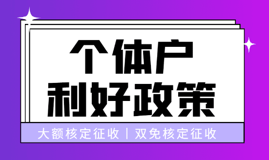 2024年个体户的利好政策，大额和双免核定！