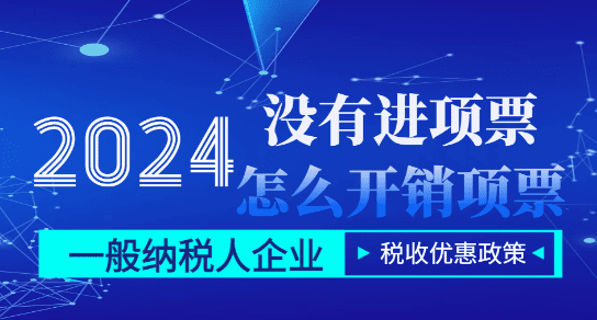 2024一般纳税人企业没进项怎么直接开销项票？