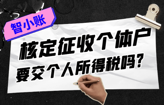 核定征收个体户要交个人所得税吗？（减半征收低至0.5%！）