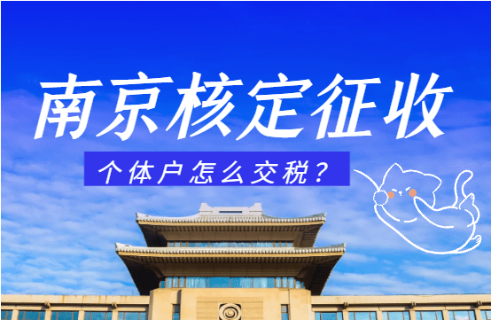 南京核定征收的个体户怎么交税？2025新政策标准！